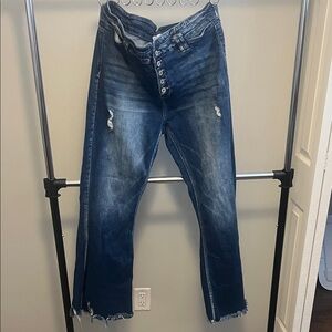 Women’s kanCan Distressed Blue Jeans